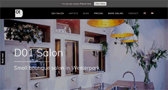 Desktop Screenshot of d01salon.com