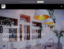 Tablet Screenshot of d01salon.com